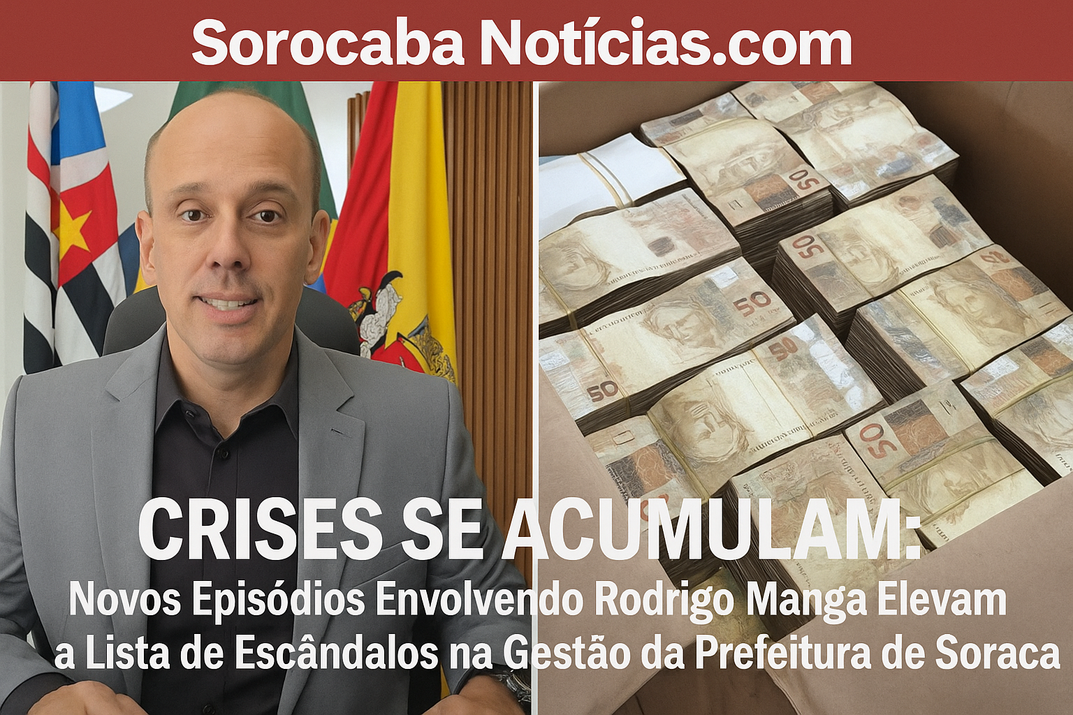 Novos Episódios Envolvendo Rodrigo Manga Elevam a Lista de Escândalos na Gestão da Prefeitura de Sorocaba!