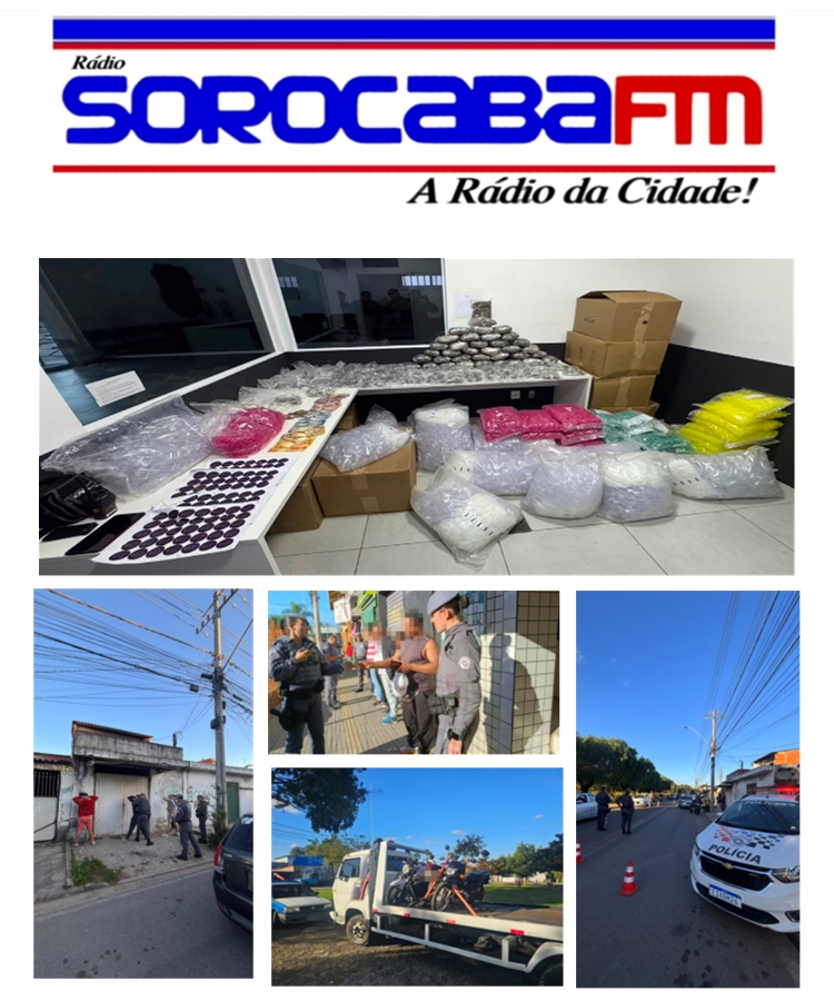 Operação da PM apreende mais de 30 kg de drogas e prende suspeitos em Sorocaba