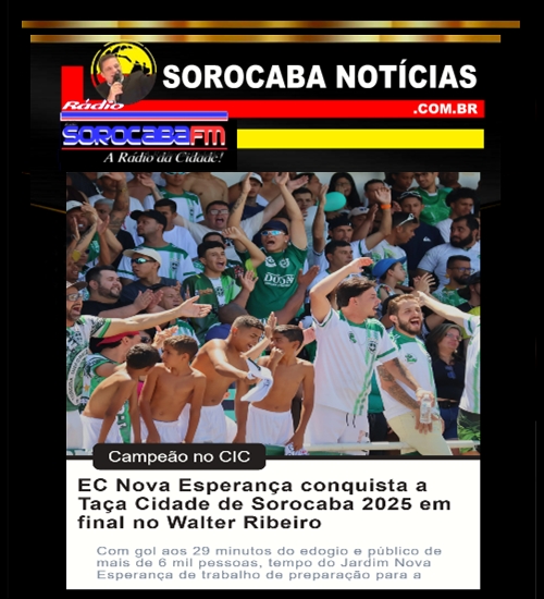 🏆 SOROCABA TEM NOVO CAMPEÃO! 🏆