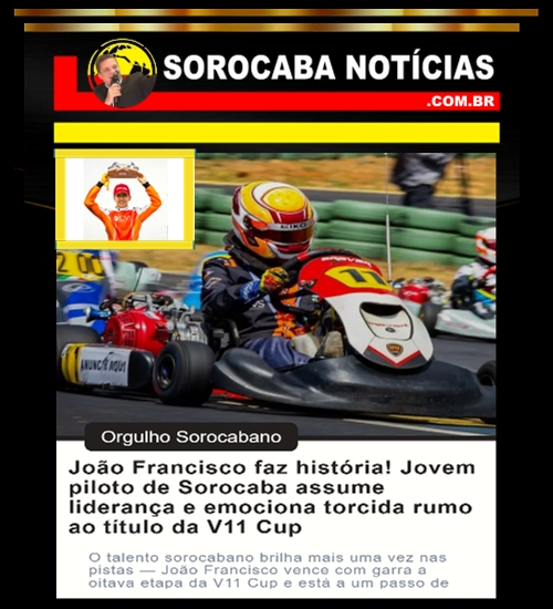 🏁 ORGULHO SOROCABANO NAS PISTAS!