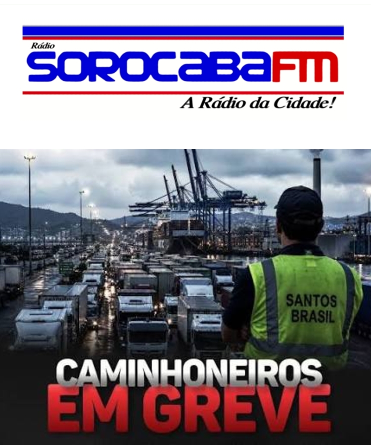 Caminhoneiros iniciam paralisação em portos e pressionam Senado pelo frete