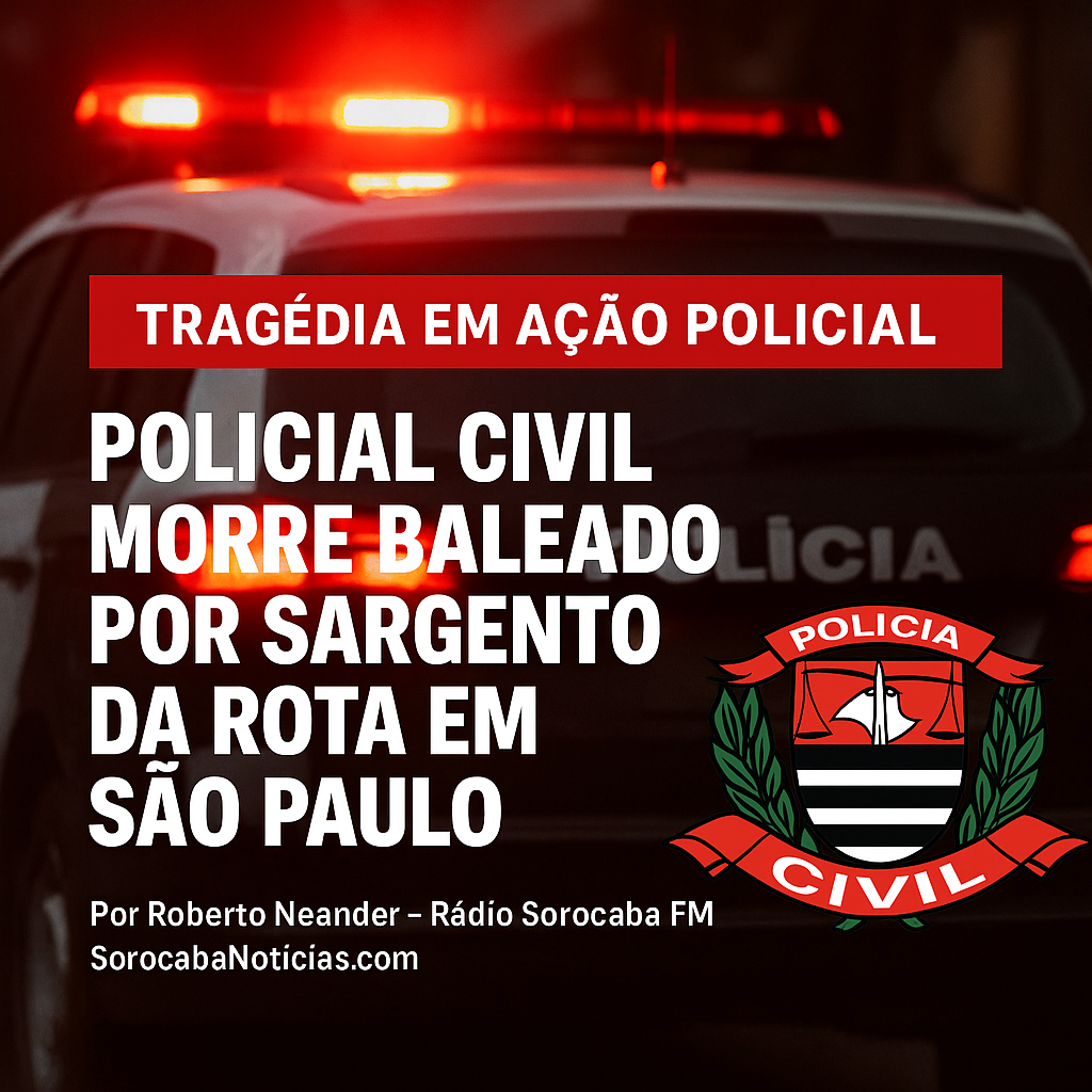 POLICIAL CIVIL MORRE BALEADO POR SARGENTO DA ROTA EM SÃO PAULO