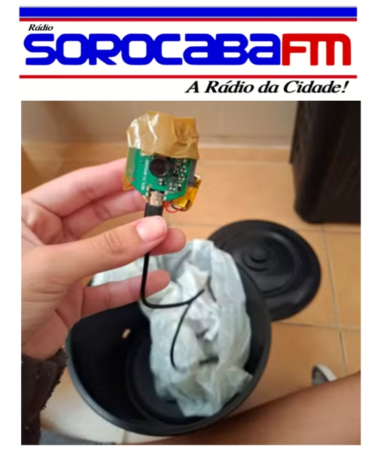 Padrasto é preso por suspeita de instalar câmera em banheiro da enteada em Votorantim - Rádio Sorocaba FM