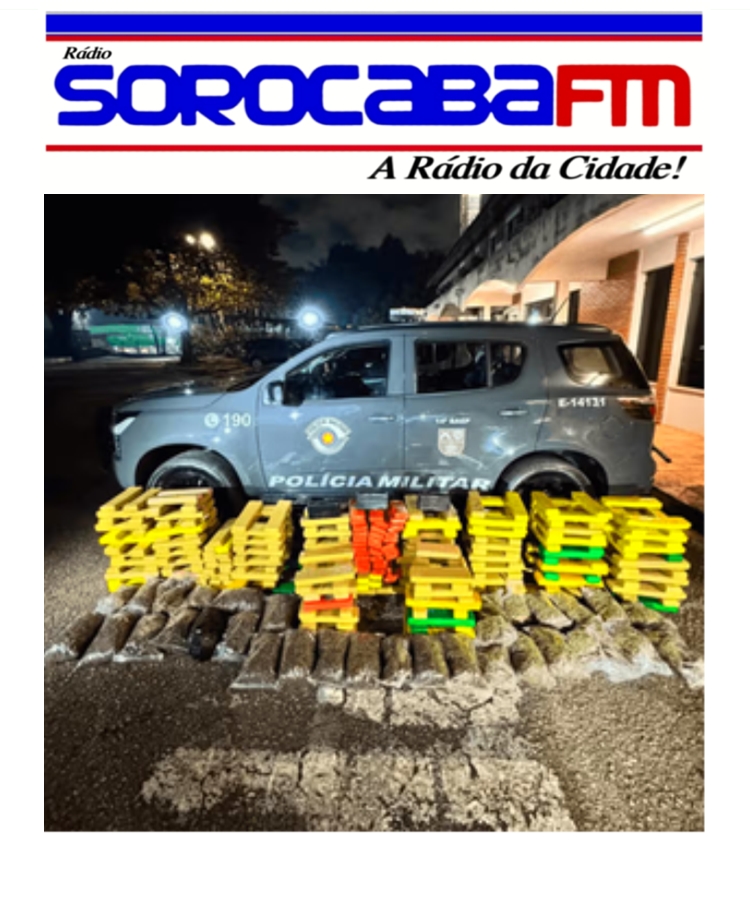 14º BAEP apreende quase 330 kg de drogas em Araçoiaba da Serra; suspeita de rota internacional será investigada pela Polícia Federal